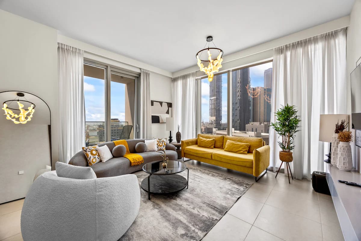 Forte Towers — Chic 2BR in Opera District | Walk to Dubai Mall